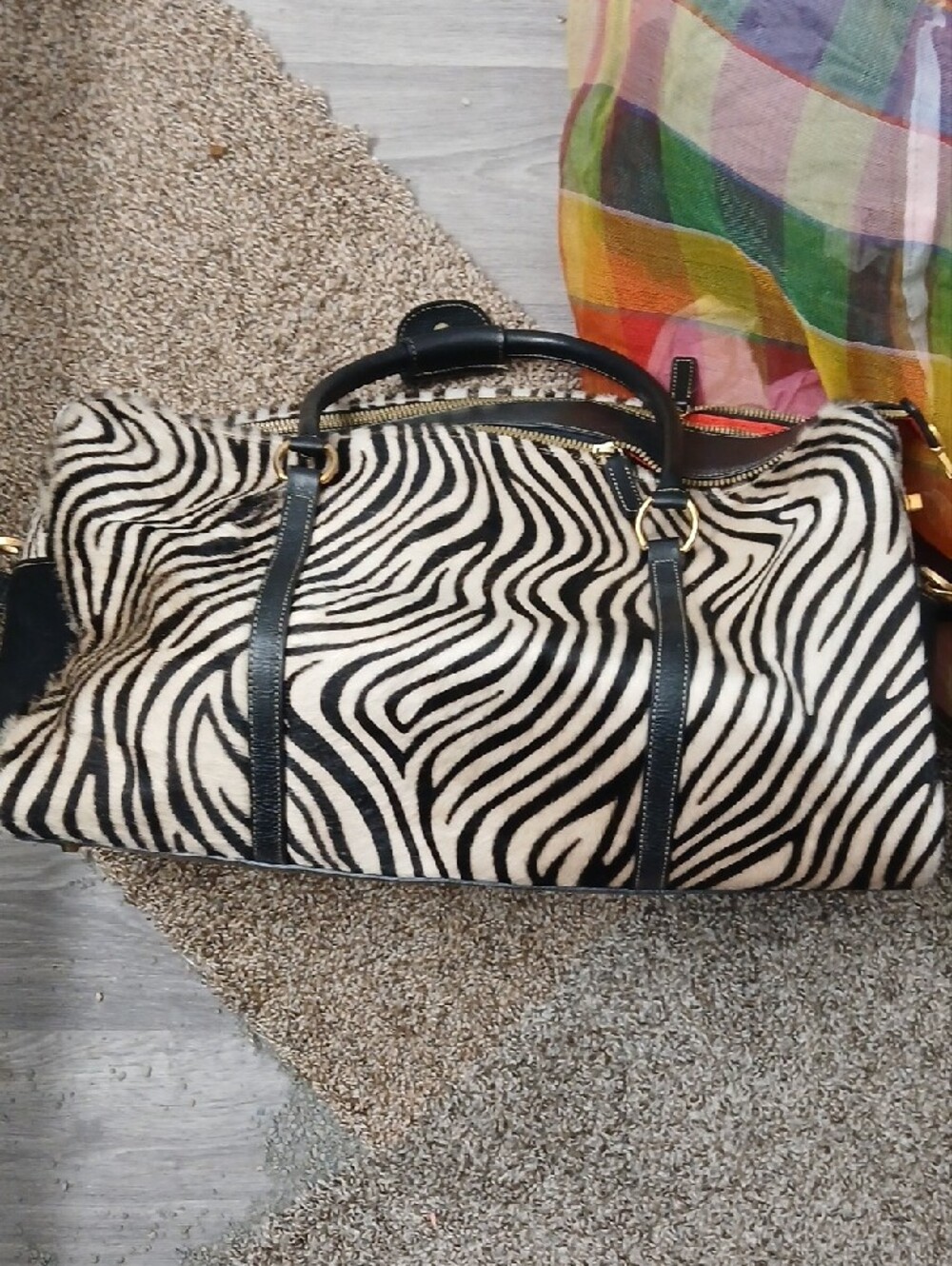 Terrida Italian Duffle Bag Zebra - Picture 2 of 9